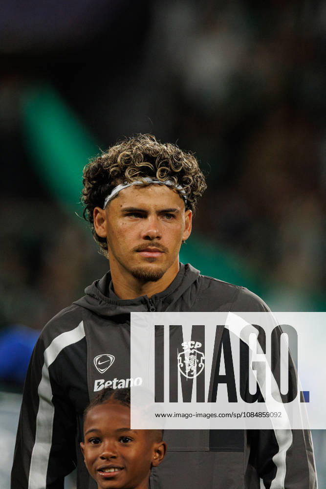 Maxi Araujo seen in football match between Sporting CP and LASK in UEFA Champions League 2026 27 at Estadio Josà Alvalade, Lisboa, Portugal (Luis Loureiro Ball Raw Images PT) Lisboa Estadio Josà Alvalade Portugal