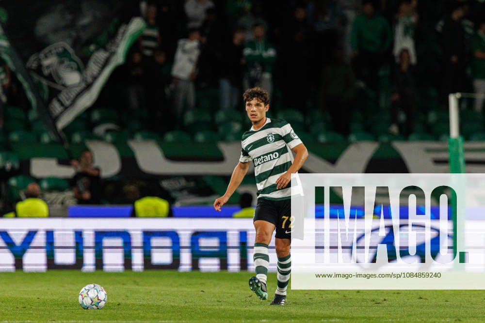 Eduardo Quaresma seen in football match between Sporting CP and LASK in UEFA Champions League 2026 27 at Estadio Josà Alvalade, Lisboa, Portugal (Luis Loureiro Ball Raw Images PT) Lisboa Estadio Josà Alvalade Portugal