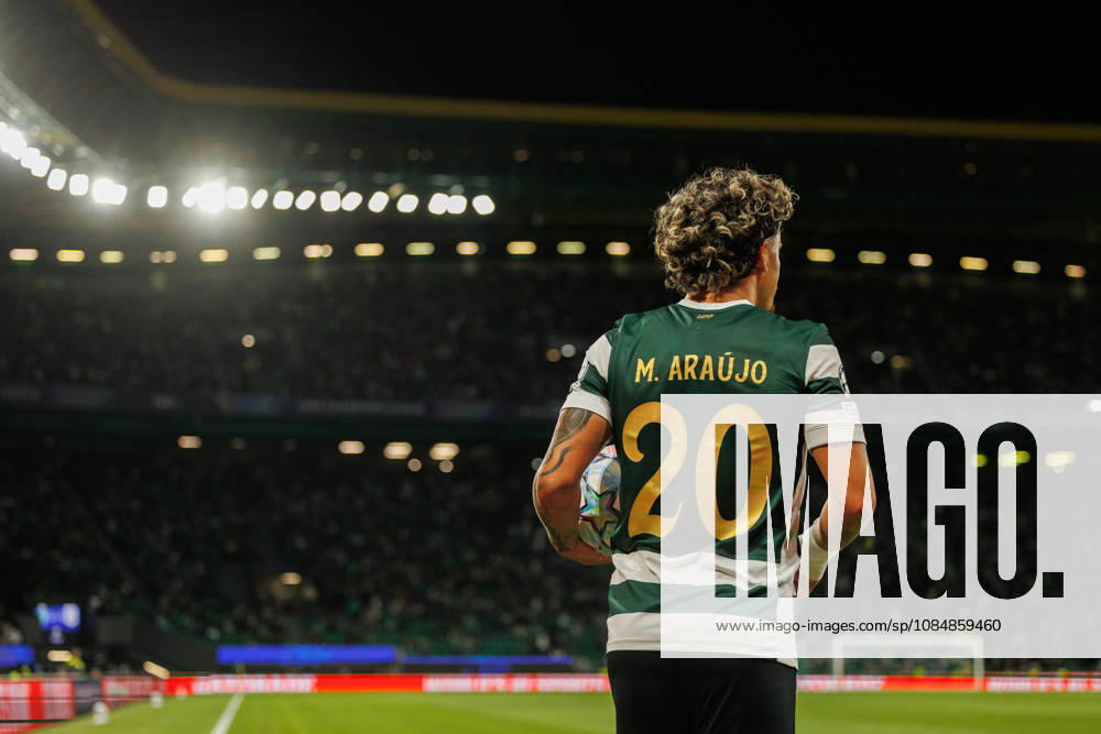 Maxi Araujo seen in football match between Sporting CP and LASK in UEFA Champions League 2026 27 at Estadio Josà Alvalade, Lisboa, Portugal (Luis Loureiro Ball Raw Images PT) Lisboa Estadio Josà Alvalade Portugal