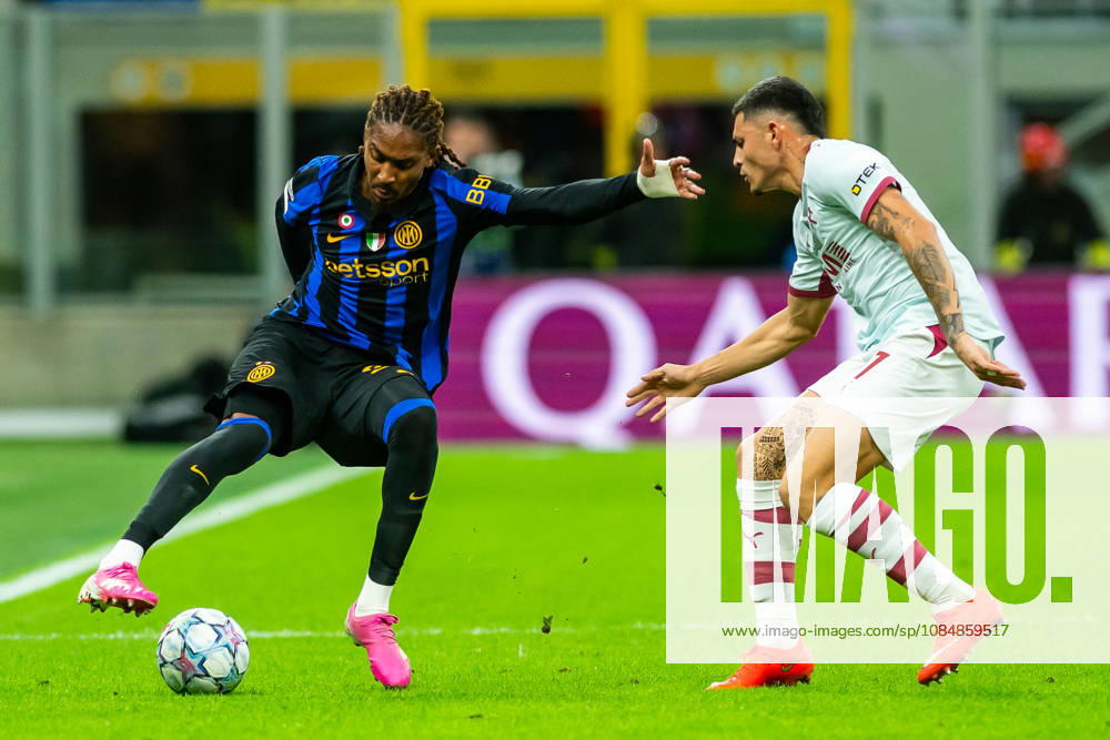 Djed Spence seen during UEFA Champions League 2026 27 league phase game between Internazionale Milano and FC Shakhtar Donetsk (Gleb Soboliev Ball Raw Images) Milan San Siro Italy