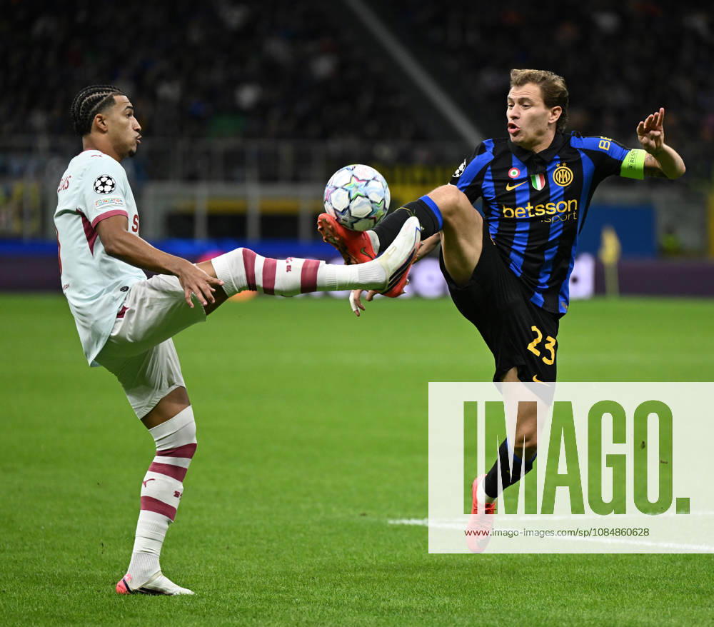 Db Milano 21 10 2026 - Champions League Inter-Shakhtar Donetsk foto Daniele Buffa Image nella foto: Nicolo Barella-Kaua Elias