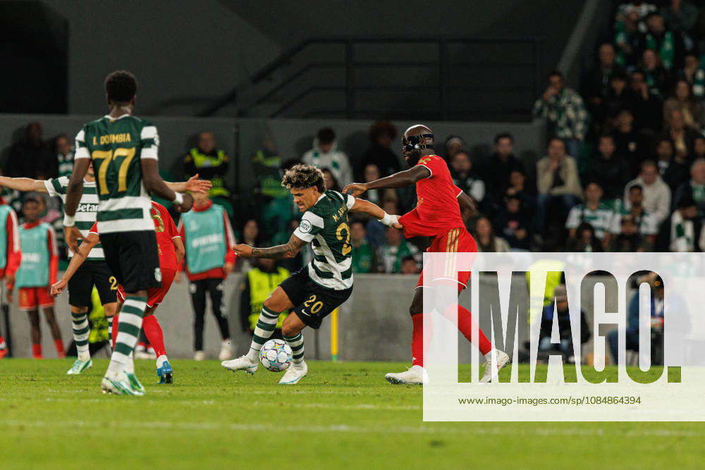 .s20. seen in football match between Sporting CP and LASK in UEFA Champions League 2026 27 at Estadio Josà Alvalade, Lisboa, Portugal (Luis Loureiro Ball Raw Images PT) Lisboa Estadio Josà Alvalade Portugal