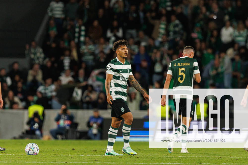 Luis Suarez After scoring a goal seen in football match between Sporting CP and LASK in UEFA Champions League 2026 27 at Estadio Josà Alvalade, Lisboa, Portugal (Luis Loureiro Ball Raw Images PT) Lisboa Estadio Josà Alvalade Portugal