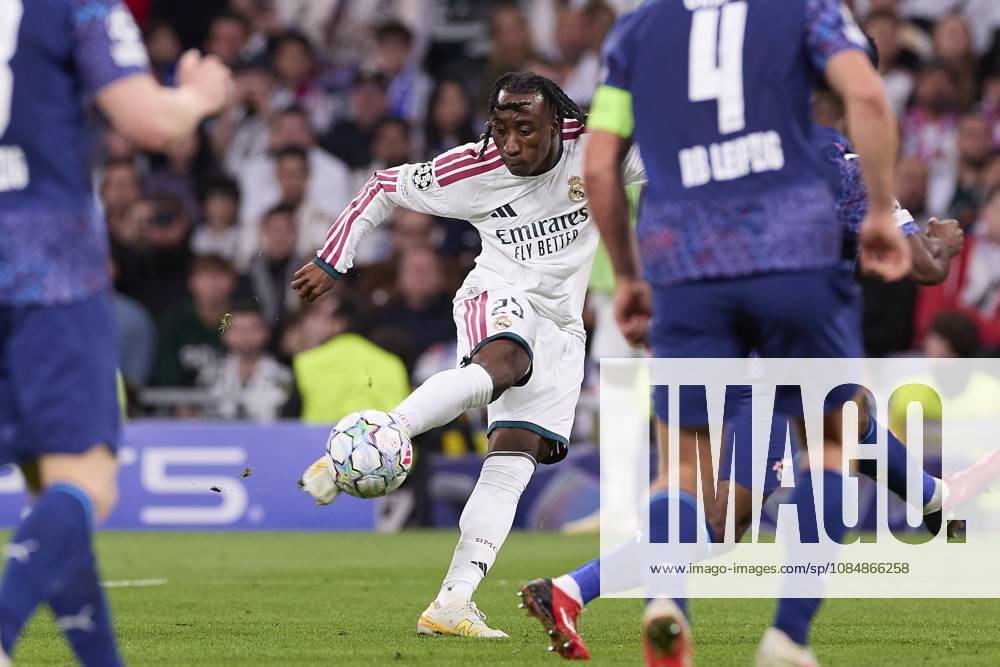 Yan Diomande (Real Madrid CF) is seen in action during the UEFA Champions League 2026 2027 match between Real Madrid CF and RB Leipzig..Final score: Real Madrid 4-1 RB Leipzig. UEFA Champions League 2026 2027 - Real Madrid CF And RB Leipzig In Madrid, Spain - 21 Oct 2026 - ZUMAs197 20261021_aaa_s197_453