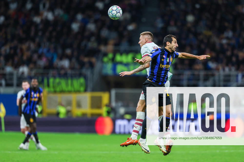 SOCCER - UEFA Champions League - Inter - FC Internazionale vs. Shakhtar Donetsk Photo by IPA ABACAPRESS.COM90005762 - Henrikh Mkhitaryan of FC Internazionale in action during the 2026 27 UEFA Champions League group stage—Matchday 3—in the soccer match between FC Internazionale and FC Shakhtar Donetsk. Milan Italy