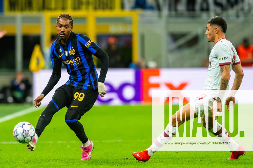 Djed Spence seen during UEFA Champions League 2026 27 league phase game between Internazionale Milano and FC Shakhtar Donetsk (Gleb Soboliev Ball Raw Images) Milan San Siro Italy
