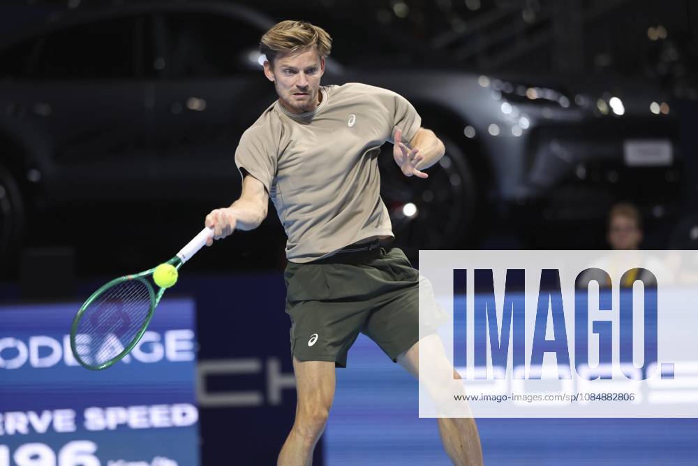 Goffin v Michelsen BNP Paribas Fortis European Open Tennis - 22 10 2026 BRUSSELS, BELGIUM - OCTOBER 22 : David Goffin (BEL) playing against Alex Michelsen (USA) during the BNP Paribas Fortis European Open Round of 16 pictured on October 22, 2026 in Brussels, Belgium, 22 10 2026 Brussels Belgium