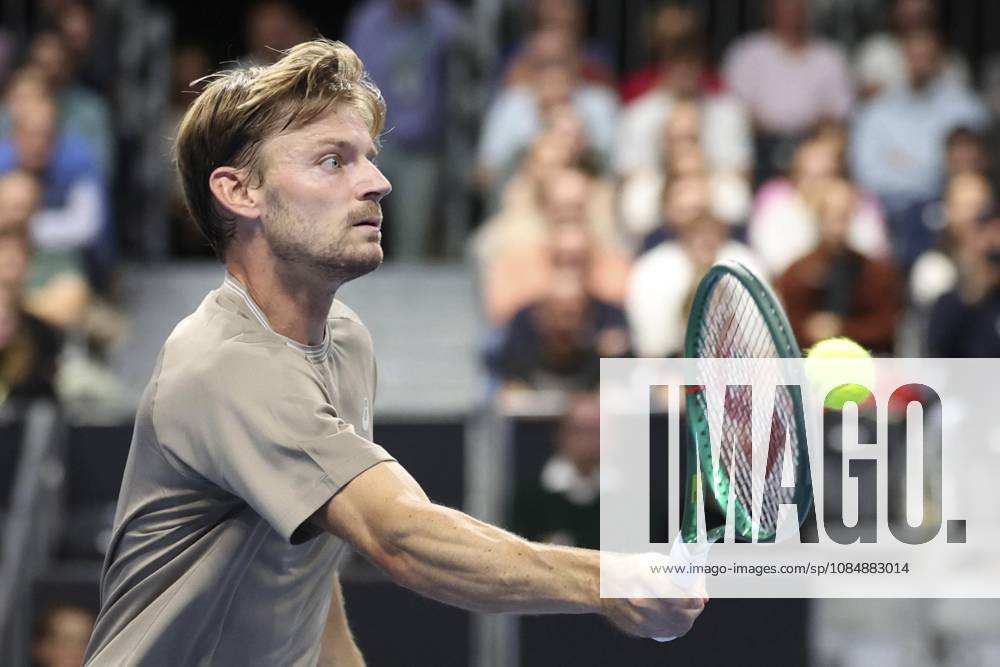 Goffin v Michelsen BNP Paribas Fortis European Open Tennis - 22 10 2026 BRUSSELS, BELGIUM - OCTOBER 22 : David Goffin (BEL) playing against Alex Michelsen (USA) during the BNP Paribas Fortis European Open Round of 16 pictured on October 22, 2026 in Brussels, Belgium, 22 10 2026 Brussels Belgium