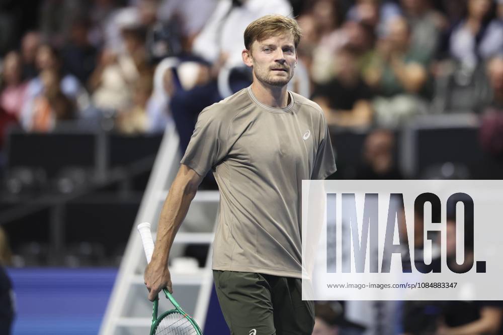 Goffin v Michelsen BNP Paribas Fortis European Open Tennis - 22 10 2026 BRUSSELS, BELGIUM - OCTOBER 22 : David Goffin (BEL) playing against Alex Michelsen (USA) during the BNP Paribas Fortis European Open Round of 16 pictured on October 22, 2026 in Brussels, Belgium, 22 10 2026 Brussels Belgium