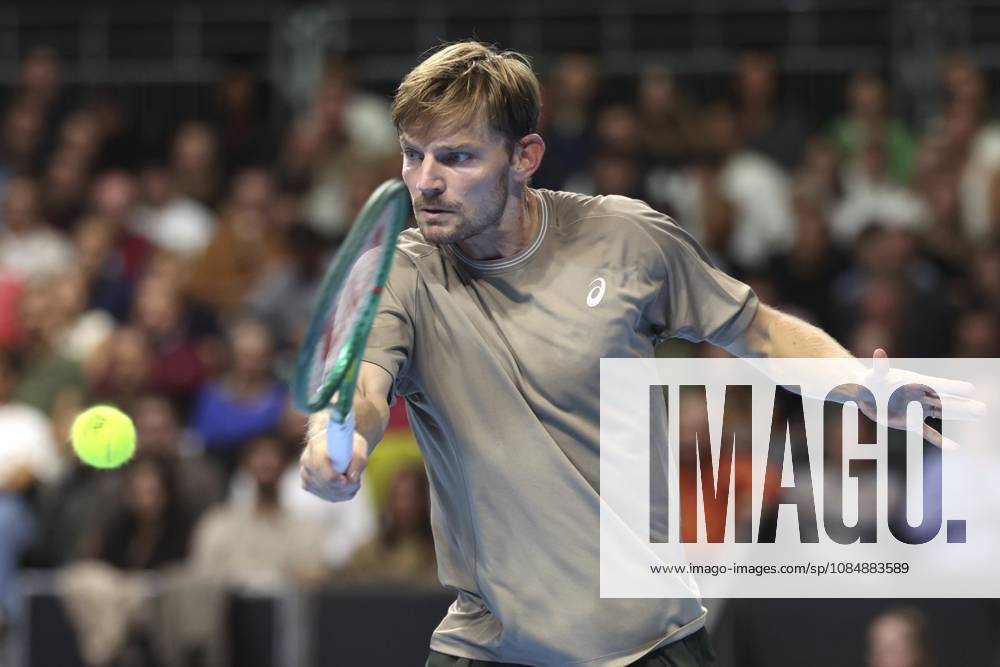 Goffin v Michelsen BNP Paribas Fortis European Open Tennis - 22 10 2026 BRUSSELS, BELGIUM - OCTOBER 22 : David Goffin (BEL) playing against Alex Michelsen (USA) during the BNP Paribas Fortis European Open Round of 16 pictured on October 22, 2026 in Brussels, Belgium, 22 10 2026 Brussels Belgium