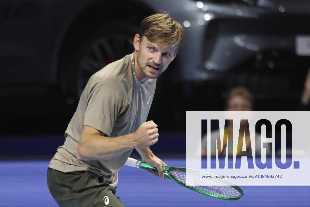 Goffin v Michelsen BNP Paribas Fortis European Open Tennis - 22 10 2026 BRUSSELS, BELGIUM - OCTOBER 22 : David Goffin (BEL) playing against Alex Michelsen (USA) during the BNP Paribas Fortis European Open Round of 16 pictured on October 22, 2026 in Brussels, Belgium, 22 10 2026 Brussels Belgium