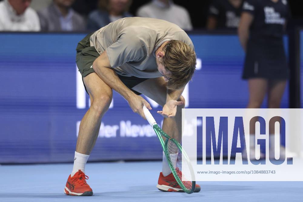 Goffin v Michelsen BNP Paribas Fortis European Open Tennis - 22 10 2026 BRUSSELS, BELGIUM - OCTOBER 22 : David Goffin (BEL) playing against Alex Michelsen (USA) during the BNP Paribas Fortis European Open Round of 16 pictured on October 22, 2026 in Brussels, Belgium, 22 10 2026 Brussels Belgium