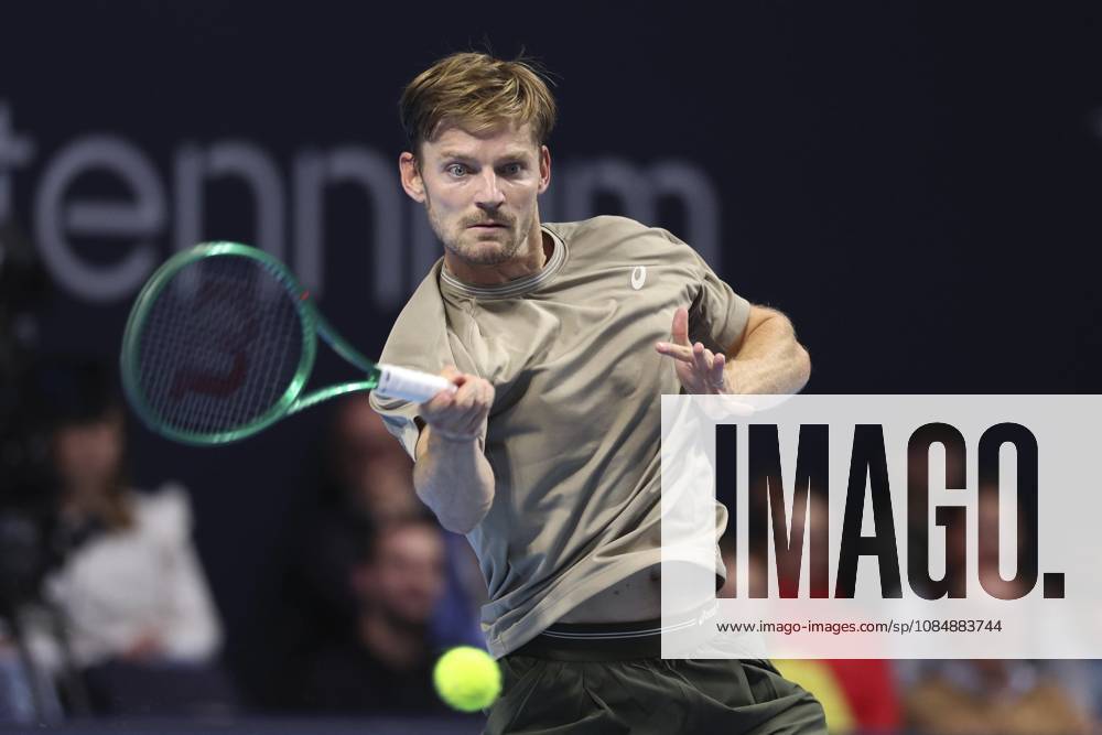 Goffin v Michelsen BNP Paribas Fortis European Open Tennis - 22 10 2026 BRUSSELS, BELGIUM - OCTOBER 22 : David Goffin (BEL) playing against Alex Michelsen (USA) during the BNP Paribas Fortis European Open Round of 16 pictured on October 22, 2026 in Brussels, Belgium, 22 10 2026 Brussels Belgium