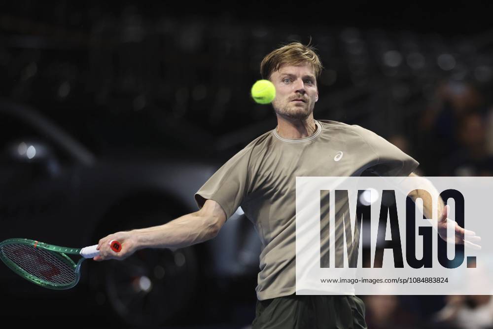 Goffin v Michelsen BNP Paribas Fortis European Open Tennis - 22 10 2026 BRUSSELS, BELGIUM - OCTOBER 22 : David Goffin (BEL) playing against Alex Michelsen (USA) during the BNP Paribas Fortis European Open Round of 16 pictured on October 22, 2026 in Brussels, Belgium, 22 10 2026 Brussels Belgium