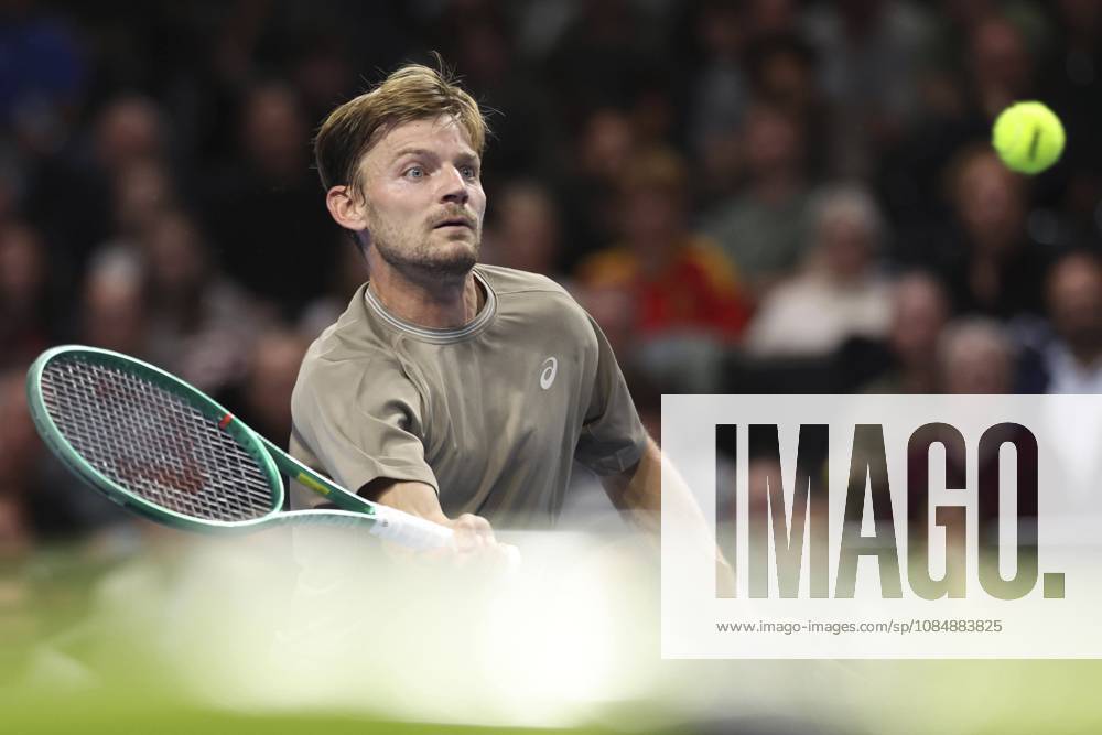 Goffin v Michelsen BNP Paribas Fortis European Open Tennis - 22 10 2026 BRUSSELS, BELGIUM - OCTOBER 22 : David Goffin (BEL) playing against Alex Michelsen (USA) during the BNP Paribas Fortis European Open Round of 16 pictured on October 22, 2026 in Brussels, Belgium, 22 10 2026 Brussels Belgium