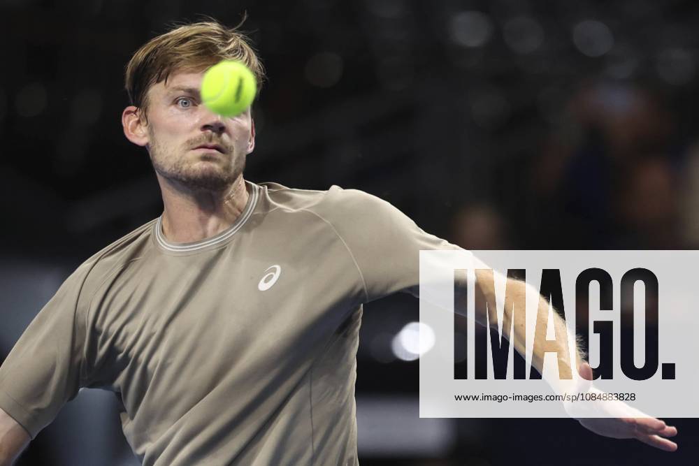 Goffin v Michelsen BNP Paribas Fortis European Open Tennis - 22 10 2026 BRUSSELS, BELGIUM - OCTOBER 22 : David Goffin (BEL) playing against Alex Michelsen (USA) during the BNP Paribas Fortis European Open Round of 16 pictured on October 22, 2026 in Brussels, Belgium, 22 10 2026 Brussels Belgium