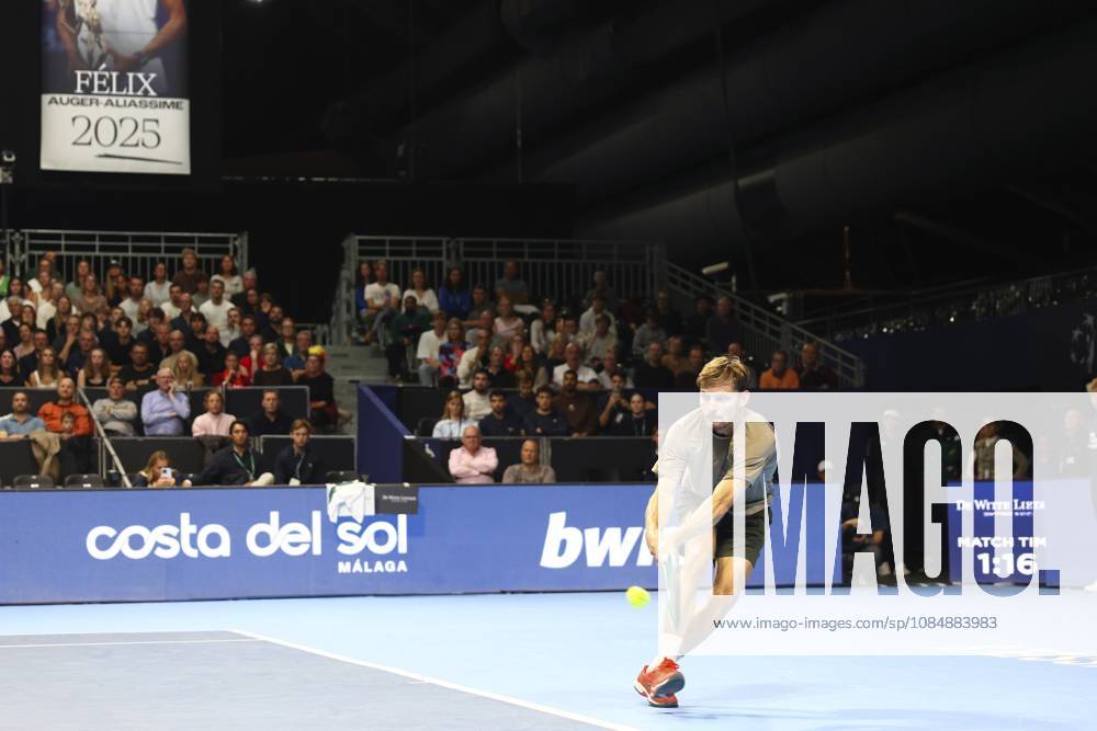Goffin v Michelsen BNP Paribas Fortis European Open Tennis - 22 10 2026 BRUSSELS, BELGIUM - OCTOBER 22 : David Goffin (BEL) playing against Alex Michelsen (USA) during the BNP Paribas Fortis European Open Round of 16 pictured on October 22, 2026 in Brussels, Belgium, 22 10 2026 Brussels Belgium