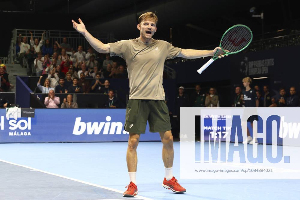 Goffin v Michelsen BNP Paribas Fortis European Open Tennis - 22 10 2026 BRUSSELS, BELGIUM - OCTOBER 22 : David Goffin (BEL) playing against Alex Michelsen (USA) during the BNP Paribas Fortis European Open Round of 16 pictured on October 22, 2026 in Brussels, Belgium, 22 10 2026 Brussels Belgium
