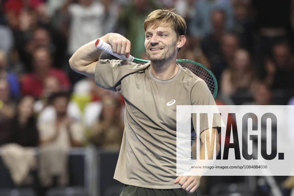 Goffin v Michelsen BNP Paribas Fortis European Open Tennis - 22 10 2026 BRUSSELS, BELGIUM - OCTOBER 22 : David Goffin (BEL) playing against Alex Michelsen (USA) during the BNP Paribas Fortis European Open Round of 16 pictured on October 22, 2026 in Brussels, Belgium, 22 10 2026 Brussels Belgium