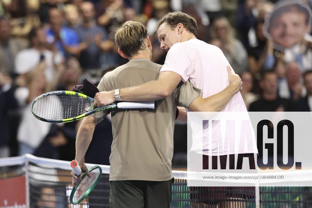 Goffin v Michelsen BNP Paribas Fortis European Open Tennis - 22 10 2026 BRUSSELS, BELGIUM - OCTOBER 22 : David Goffin (BEL) playing against Alex Michelsen (USA) during the BNP Paribas Fortis European Open Round of 16 pictured on October 22, 2026 in Brussels, Belgium, 22 10 2026 Brussels Belgium