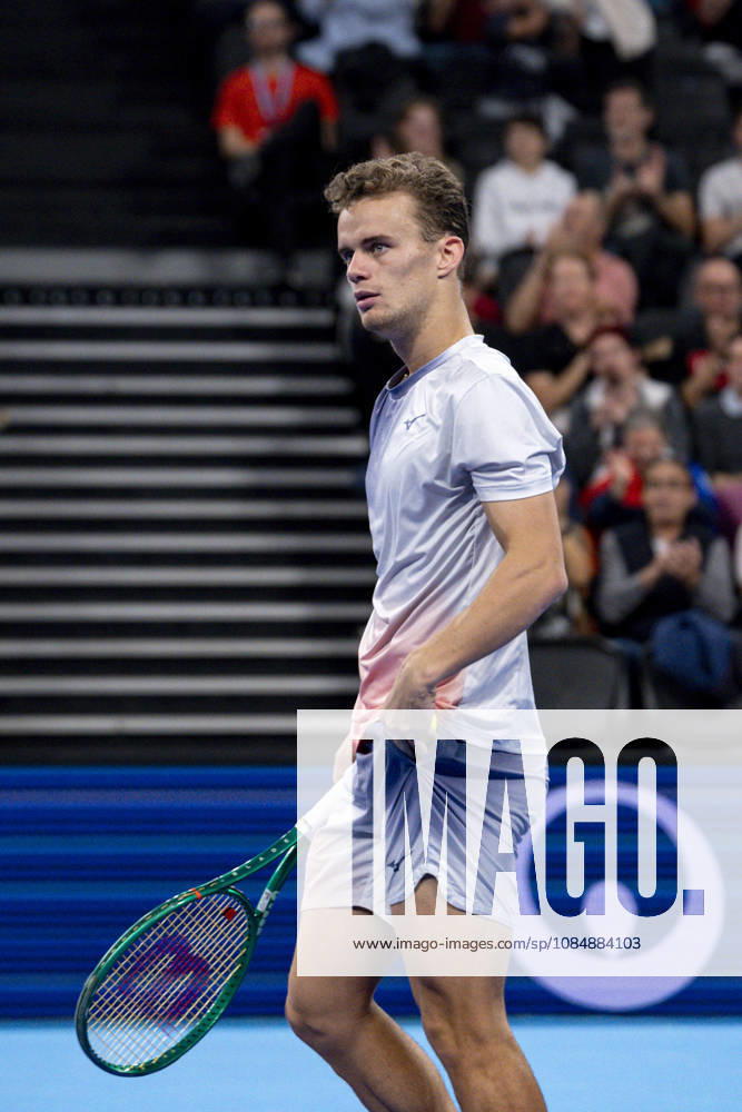 TENNIS : ATP, Tennis Herren 250 - Grand Prix Tennis AURA - Decines (France) 22 10 2026 Valentin Vacherot lost in three sets to Luca Van Assche during the tournament of the Auvergne Rhône-Alpes Grand Prix at the LDLC Arena in Décines on October 22, 2026. Photo Sandrine Thesillat PsNewZ