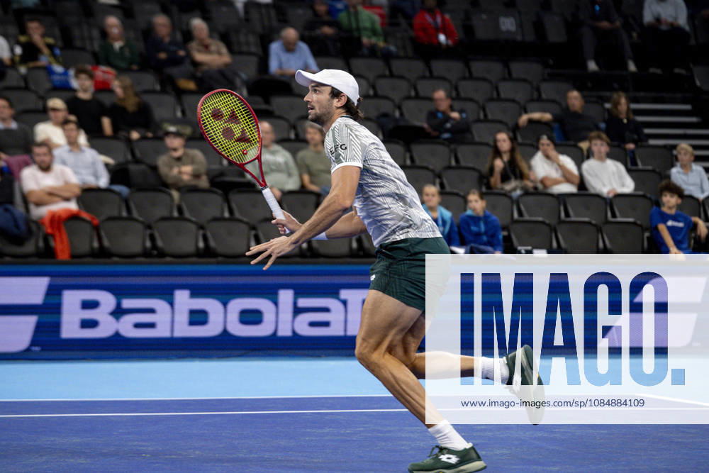 TENNIS : ATP, Tennis Herren 250 - Grand Prix Tennis AURA - Decines (France) 22 10 2026 Valentin Vacherot lost in three sets to Luca Van Assche during the tournament of the Auvergne Rhône-Alpes Grand Prix at the LDLC Arena in Décines on October 22, 2026. Photo Sandrine Thesillat PsNewZ