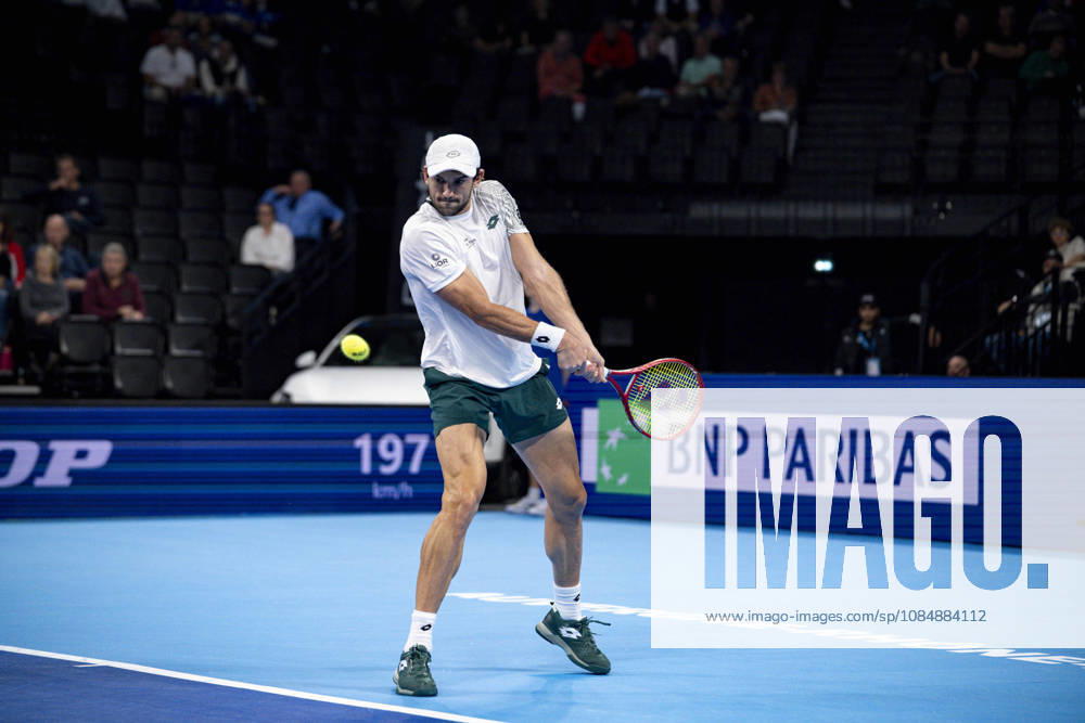 TENNIS : ATP, Tennis Herren 250 - Grand Prix Tennis AURA - Decines (France) 22 10 2026 Valentin Vacherot lost in three sets to Luca Van Assche during the tournament of the Auvergne Rhône-Alpes Grand Prix at the LDLC Arena in Décines on October 22, 2026. Photo Sandrine Thesillat PsNewZ