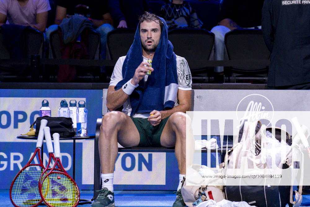 TENNIS : ATP, Tennis Herren 250 - Grand Prix Tennis AURA - Decines (France) 22 10 2026 Valentin Vacherot lost in three sets to Luca Van Assche during the tournament of the Auvergne Rhône-Alpes Grand Prix at the LDLC Arena in Décines on October 22, 2026. Photo Sandrine Thesillat PsNewZ