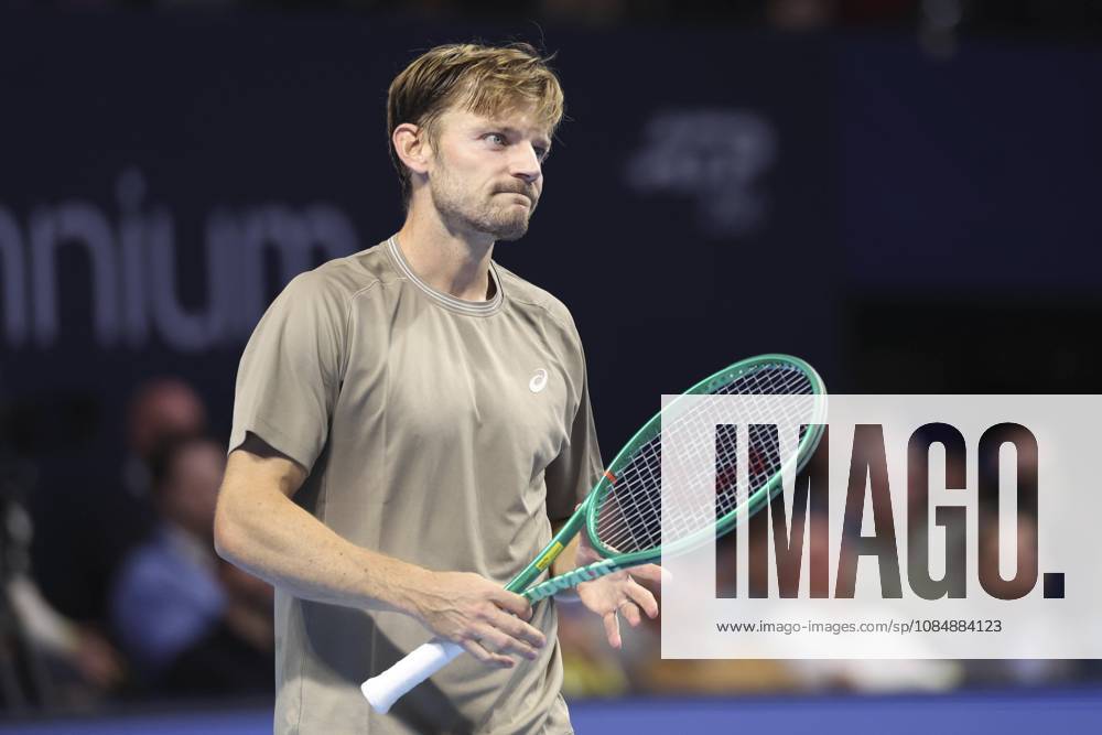 Goffin v Michelsen BNP Paribas Fortis European Open Tennis - 22 10 2026 BRUSSELS, BELGIUM - OCTOBER 22 : David Goffin (BEL) playing against Alex Michelsen (USA) during the BNP Paribas Fortis European Open Round of 16 pictured on October 22, 2026 in Brussels, Belgium, 22 10 2026 Brussels Belgium