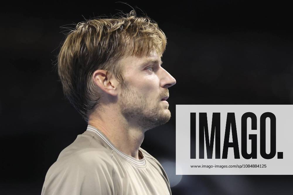 Goffin v Michelsen BNP Paribas Fortis European Open Tennis - 22 10 2026 BRUSSELS, BELGIUM - OCTOBER 22 : David Goffin (BEL) playing against Alex Michelsen (USA) during the BNP Paribas Fortis European Open Round of 16 pictured on October 22, 2026 in Brussels, Belgium, 22 10 2026 Brussels Belgium
