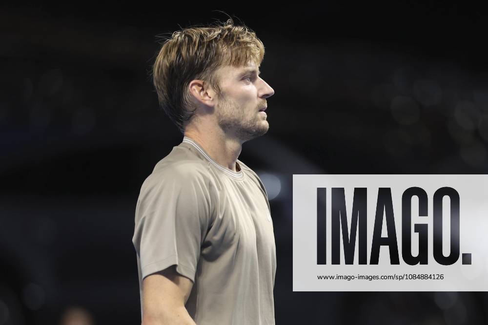 Goffin v Michelsen BNP Paribas Fortis European Open Tennis - 22 10 2026 BRUSSELS, BELGIUM - OCTOBER 22 : David Goffin (BEL) playing against Alex Michelsen (USA) during the BNP Paribas Fortis European Open Round of 16 pictured on October 22, 2026 in Brussels, Belgium, 22 10 2026 Brussels Belgium