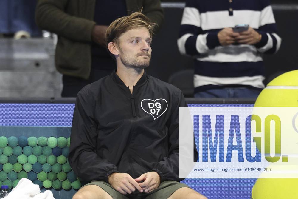 Goffin v Michelsen BNP Paribas Fortis European Open Tennis - 22 10 2026 BRUSSELS, BELGIUM - OCTOBER 22 : Last match and end of career for David Goffin (BEL) during the BNP Paribas Fortis European Open Round of 16 pictured on October 22, 2026 in Brussels, Belgium, 22 10 2026 Brussels Belgium