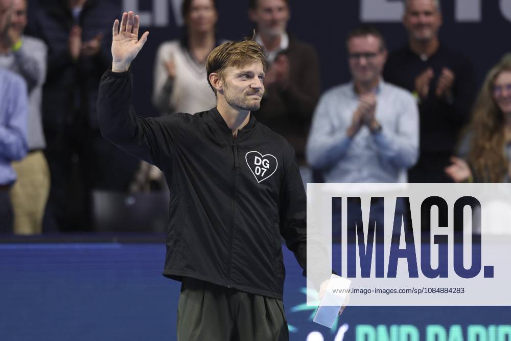 Goffin v Michelsen BNP Paribas Fortis European Open Tennis - 22 10 2026 BRUSSELS, BELGIUM - OCTOBER 22 : Last match and end of career for David Goffin (BEL) during the BNP Paribas Fortis European Open Round of 16 pictured on October 22, 2026 in Brussels, Belgium, 22 10 2026 Brussels Belgium