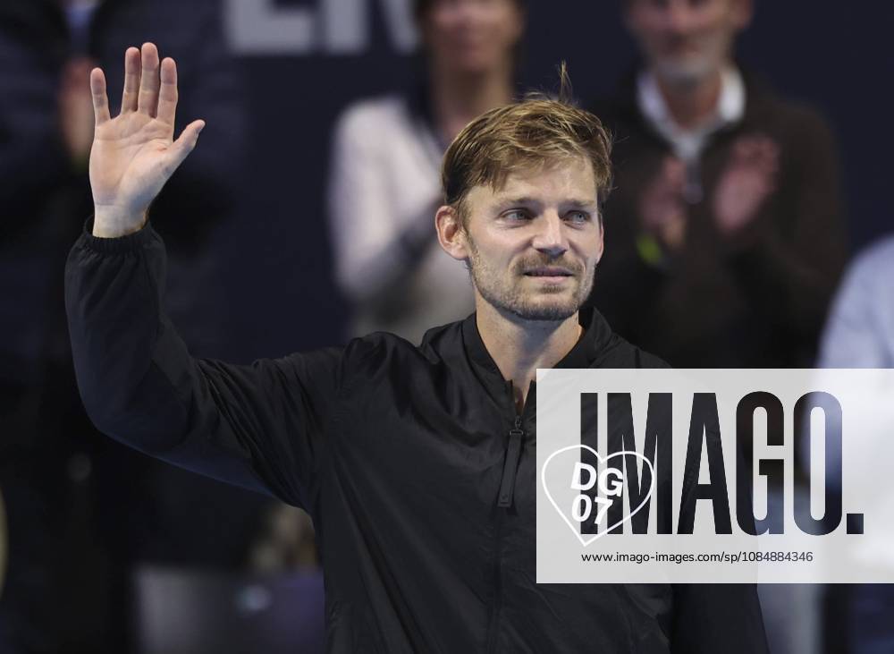 Goffin v Michelsen BNP Paribas Fortis European Open Tennis - 22 10 2026 BRUSSELS, BELGIUM - OCTOBER 22 : Last match and end of career for David Goffin (BEL) during the BNP Paribas Fortis European Open Round of 16 pictured on October 22, 2026 in Brussels, Belgium, 22 10 2026 Brussels Belgium