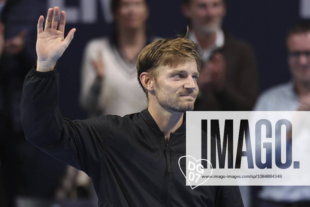 Goffin v Michelsen BNP Paribas Fortis European Open Tennis - 22 10 2026 BRUSSELS, BELGIUM - OCTOBER 22 : Last match and end of career for David Goffin (BEL) during the BNP Paribas Fortis European Open Round of 16 pictured on October 22, 2026 in Brussels, Belgium, 22 10 2026 Brussels Belgium