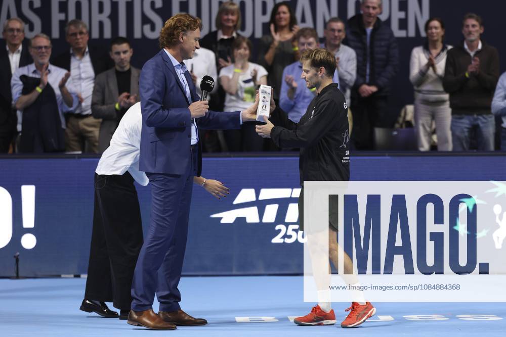 Goffin v Michelsen BNP Paribas Fortis European Open Tennis - 22 10 2026 BRUSSELS, BELGIUM - OCTOBER 22 : Last match and end of career for David Goffin (BEL) during the BNP Paribas Fortis European Open Round of 16 pictured on October 22, 2026 in Brussels, Belgium, 22 10 2026 Brussels Belgium