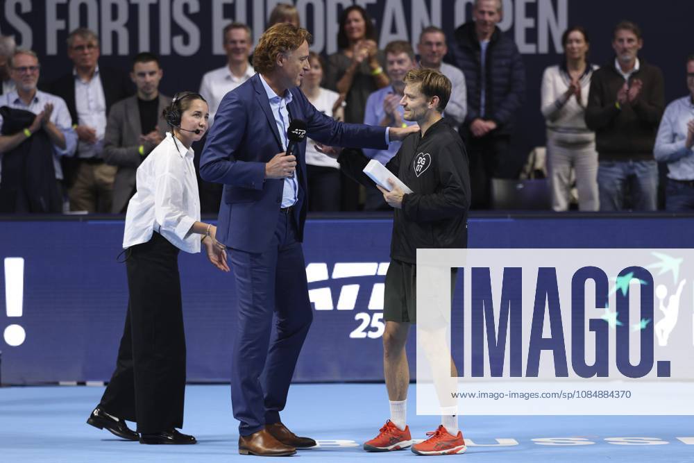 Goffin v Michelsen BNP Paribas Fortis European Open Tennis - 22 10 2026 BRUSSELS, BELGIUM - OCTOBER 22 : Last match and end of career for David Goffin (BEL) during the BNP Paribas Fortis European Open Round of 16 pictured on October 22, 2026 in Brussels, Belgium, 22 10 2026 Brussels Belgium