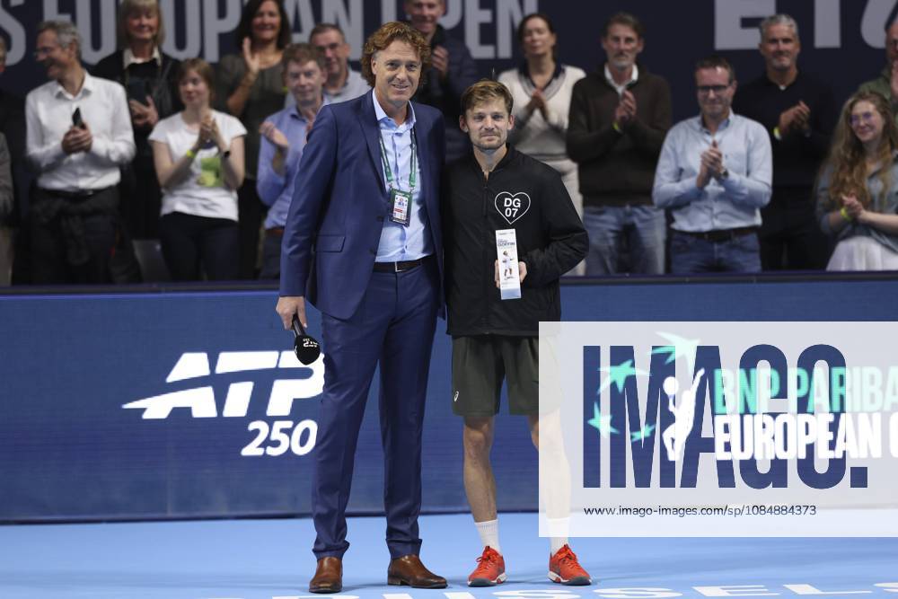 Goffin v Michelsen BNP Paribas Fortis European Open Tennis - 22 10 2026 BRUSSELS, BELGIUM - OCTOBER 22 : Last match and end of career for David Goffin (BEL) during the BNP Paribas Fortis European Open Round of 16 pictured on October 22, 2026 in Brussels, Belgium, 22 10 2026 Brussels Belgium
