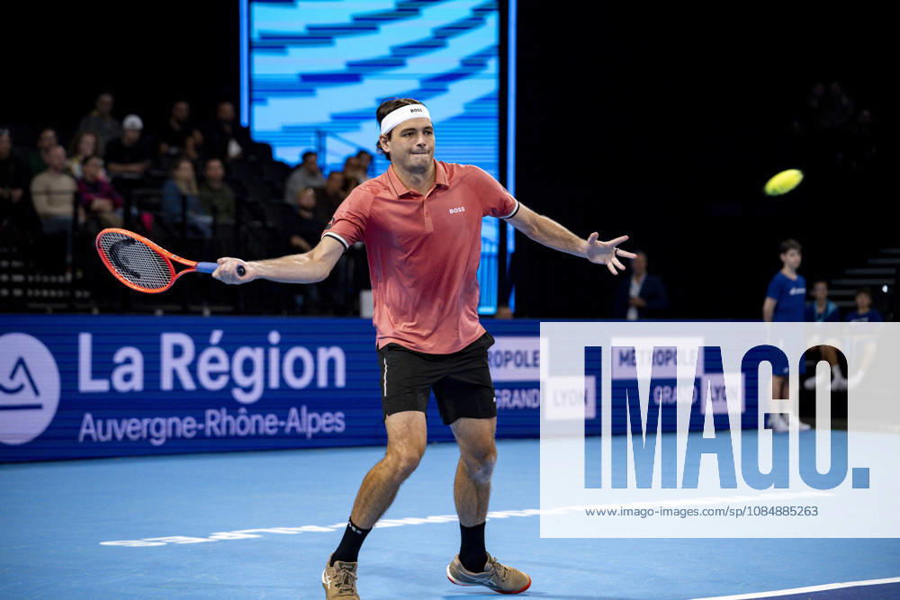 TENNIS : ATP, Tennis Herren 250 - Grand Prix Tennis AURA - Decines (France) 22 10 2026 Pierre-Hugues Herbert (FRA) vs Taylor Fritz (USA) during the tournament of the Auvergne Rhône-Alpes Grand Prix at the LDLC Arena in Décines on October 22, 2026. Photo Sandrine Thesillat PsNewZ