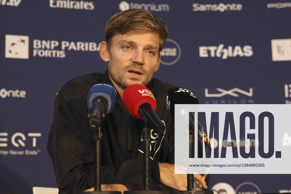 Goffin v Michelsen BNP Paribas Fortis European Open Tennis - 22 10 2026 BRUSSELS, BELGIUM - OCTOBER 22 : Last single match and end of career for David Goffin (BEL) during the BNP Paribas Fortis European Open Round of 16 pictured on October 22, 2026 in Brussels, Belgium, 22 10 2026 Brussels Belgium