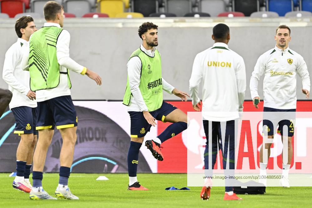Royale Union Saint-Gilloise v Hapoel Beer-Sheva FC - UEFA Europa League DUSSELDORF, GERMANY - OCTOBER 22 : Chibani Nohim defender of Royale Union Saint-Gilloise during the UEFA Europa League 2026 27 League Phase matchday 3 match between Royale Union Saint-Gilloise and Hapoel Beer-Sheva FC on October 22, 2026 in Dusseldorf, Germany, 22 10 2026 Dusseldorf Germany