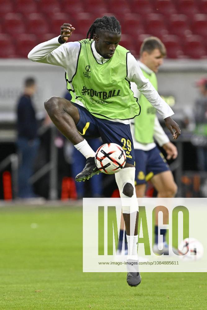 Royale Union Saint-Gilloise v Hapoel Beer-Sheva FC - UEFA Europa League DUSSELDORF, GERMANY - OCTOBER 22 : Sylla Massire defender of Royale Union Saint-Gilloise during the UEFA Europa League 2026 27 League Phase matchday 3 match between Royale Union Saint-Gilloise and Hapoel Beer-Sheva FC on October 22, 2026 in Dusseldorf, Germany, 22 10 2026 Dusseldorf Germany