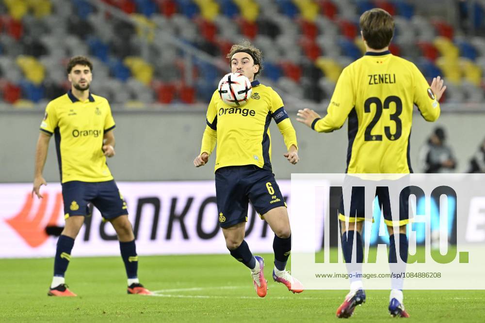Royale Union Saint-Gilloise v Hapoel Beer-Sheva FC - UEFA Europa League DUSSELDORF, GERMANY - OCTOBER 22 : Van De Perre Kamiel midfielder of Royale Union Saint-Gilloise during the UEFA Europa League 2026 27 League Phase matchday 3 match between Royale Union Saint-Gilloise and Hapoel Beer-Sheva FC on October 22, 2026 in Dusseldorf, Germany, 22 10 2026 Dusseldorf Germany