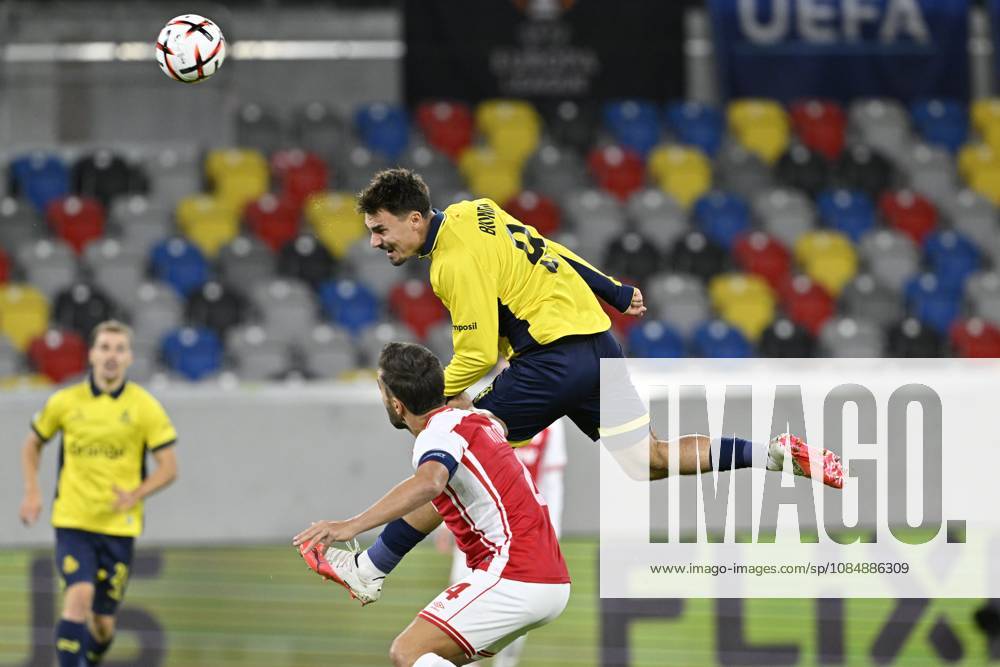 Royale Union Saint-Gilloise v Hapoel Beer-Sheva FC - UEFA Europa League DUSSELDORF, GERMANY - OCTOBER 22 : Biondic Mateo forward of Royale Union Saint-Gilloise during the UEFA Europa League 2026 27 League Phase matchday 3 match between Royale Union Saint-Gilloise and Hapoel Beer-Sheva FC on October 22, 2026 in Dusseldorf, Germany, 22 10 2026 Dusseldorf Germany
