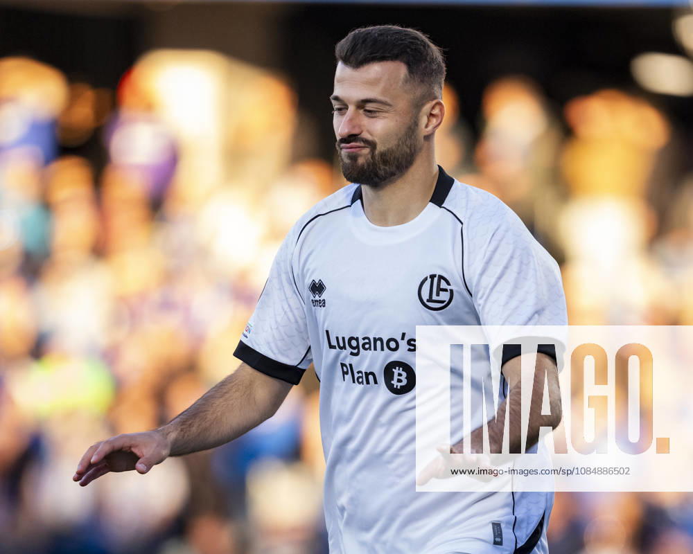 Getafe CF v FC Lugano - UEFA Conference League 2026 27 League Phase MD2 GETAFE, SPAIN - OCTOBER 22: Albian Ajeti of FC Lugano celebrates his goal during the UEFA Conference League 2026 27 League Phase MD2 match between Getafe CF and FC Lugano at Estadio Coliseum on October 22, 2026 in Getafe, Spain. Madrid Estadio Coliseum Madrid Spain