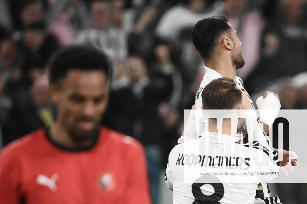 Juventus v Rennes - UEFA Europa League TURIN, ITALY, OCTOBER 22: Juventus Zeki Celik celebrates after scoring his team s first goal during the UEFA Europa League week 3 football match between Juventus and Rennes at the Juventus Stadium in Turin Italy, on October 22, 2026. Isabella Bonotto Anadolu Turin Italy. Editorial use only. Please get in touch for any other usage.