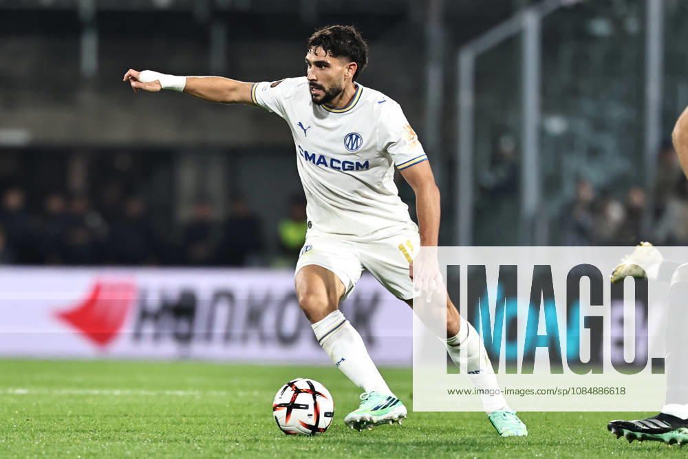 SOCCER - UEFA EL, Sturm vs Marseille GRAZ,AUSTRIA,22.OCT.26 - SOCCER - UEFA Europa League, SK Sturm Graz vs Olympique de Marseille. Image shows Neal Maupay (Marseille). GEPAxpictures Bauer