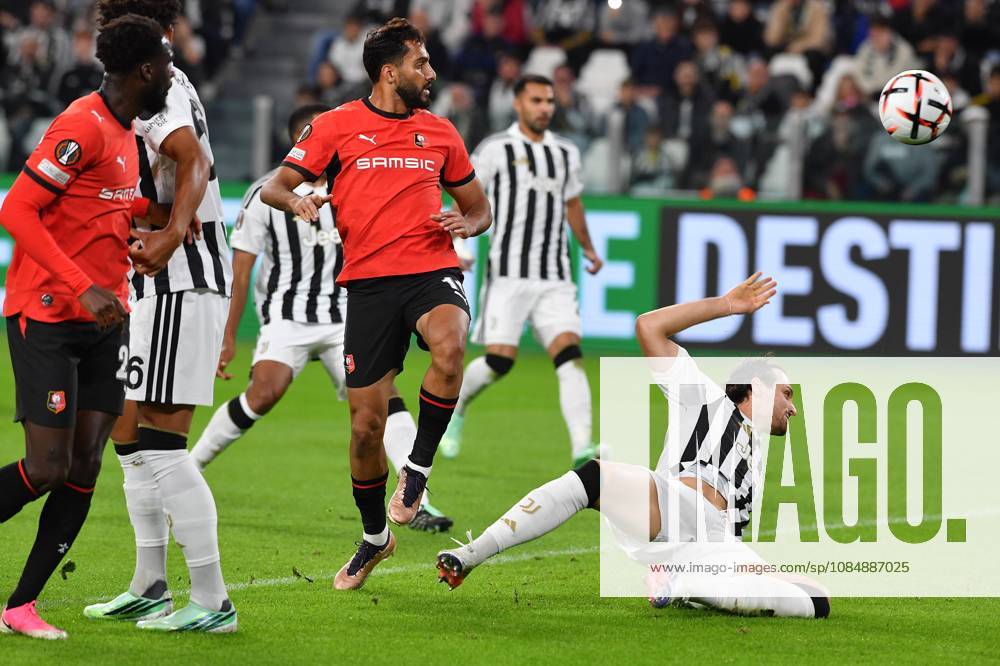 Foto IPP Massimo Rana Torino 22-09-2026 Calcio Europa League 2026 2027 Juventus-Rennes nella foto il gol di Musa Al-Taamari per l 1 a 1 del Rennes Italy Photo Press - World Copyright italy ITALY