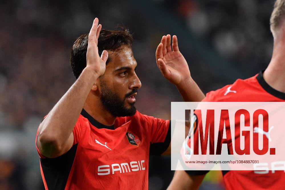 Foto IPP Massimo Rana Torino 22-09-2026 Calcio Europa League 2026 2027 Juventus-Rennes nella foto Musa Al-Taamari esulta dopo il suo gol dell 1 a 1 del Rennes Italy Photo Press - World Copyright italy ITALY