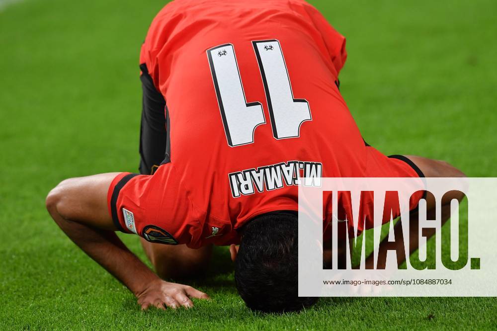 Foto IPP Massimo Rana Torino 22-09-2026 Calcio Europa League 2026 2027 Juventus-Rennes nella foto Musa Al-Taamari esulta dopo il suo gol dell 1 a 1 del Rennes Italy Photo Press - World Copyright italy ITALY